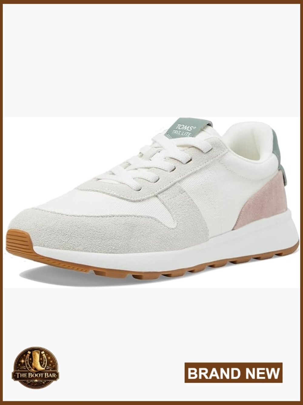 TOMS Woven Retro Sneakers - Lightweight Cushioned Lace-Up